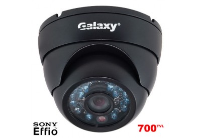 Galaxy 700TVL Caméra dôme extérieure à l'épreuve du vandalisme